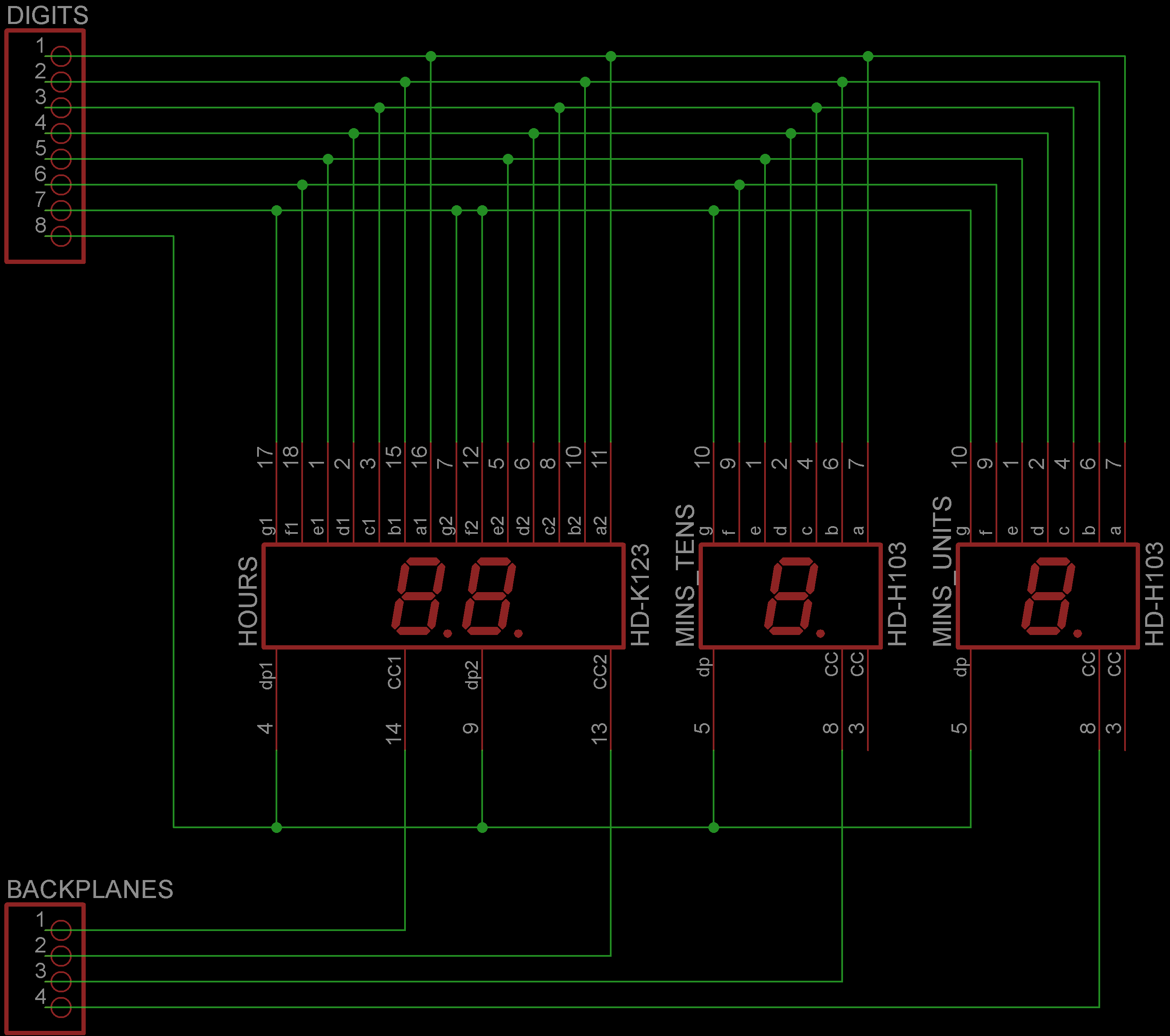 Retro 7 Segment Digital Clock Hackaday Io