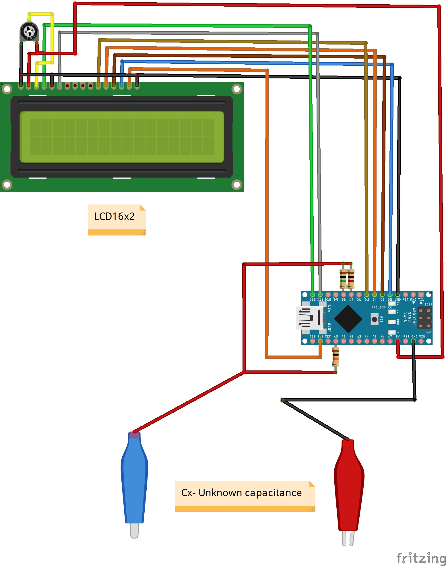 Beperkt De kerk Saai DIY simple Arduino Autorange capacitance meter | Hackaday.io