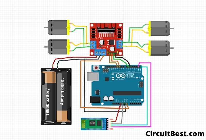Arduino Bluetooth Car Arduino Unol293dhc 05