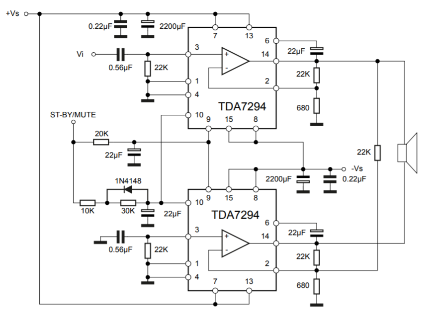 Схема включения tda5200