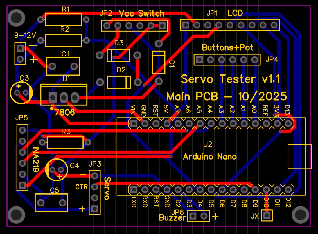 Gallery | Arduino Servo Tester with INA219 | Hackaday.io