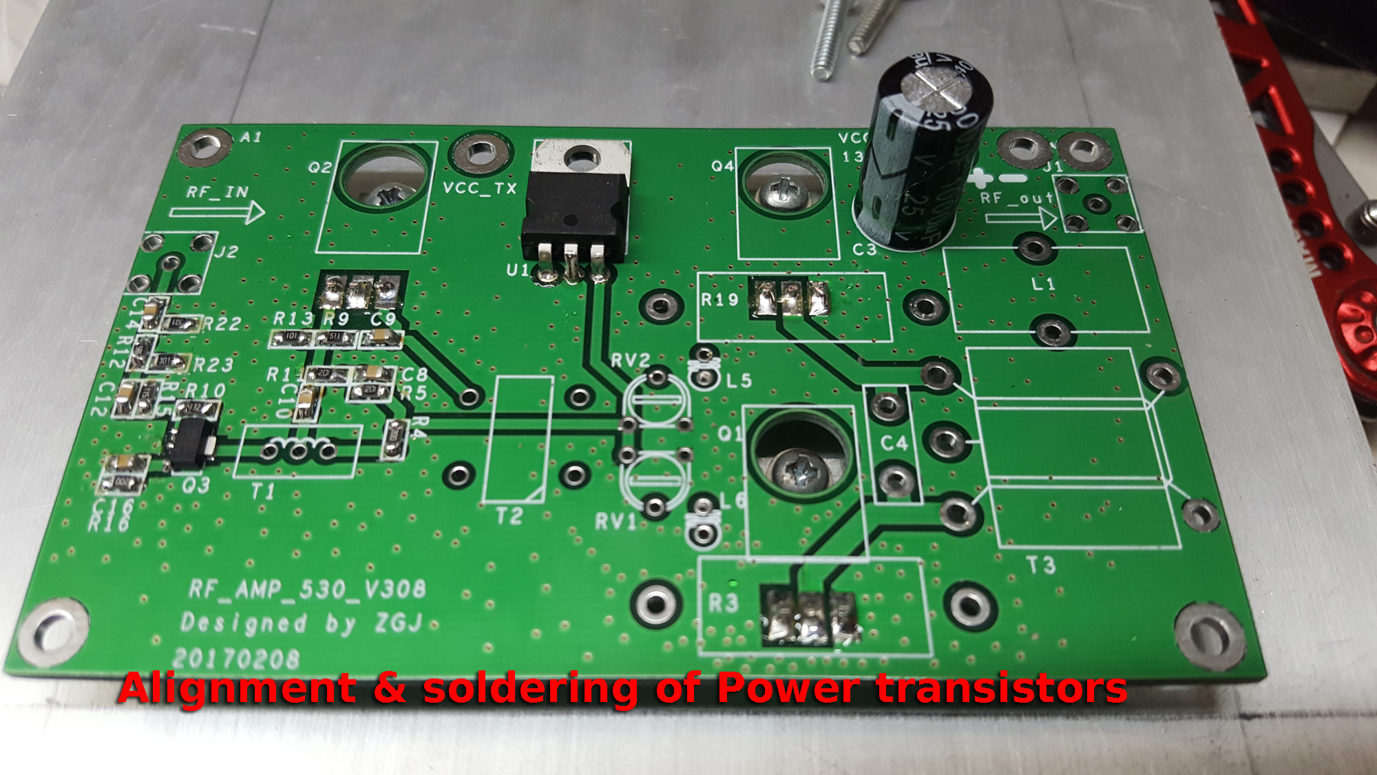 Rf amp 530 v306 схема