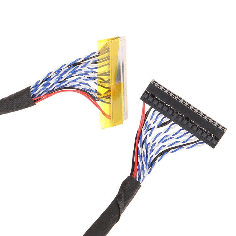 FIX-30P-D8 LVDS Cable 1ch 8-bit For 18.5 inch LCD Display 1366x768 WXGA 