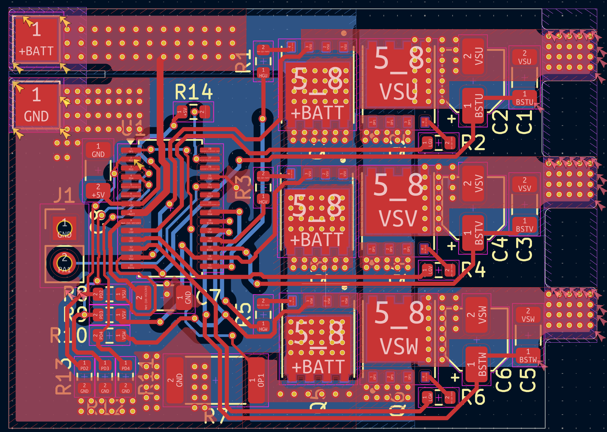 Gallery | A RISC-V Powerhouse: Open Source 45A ESC Uses CH32 | Hackaday.io