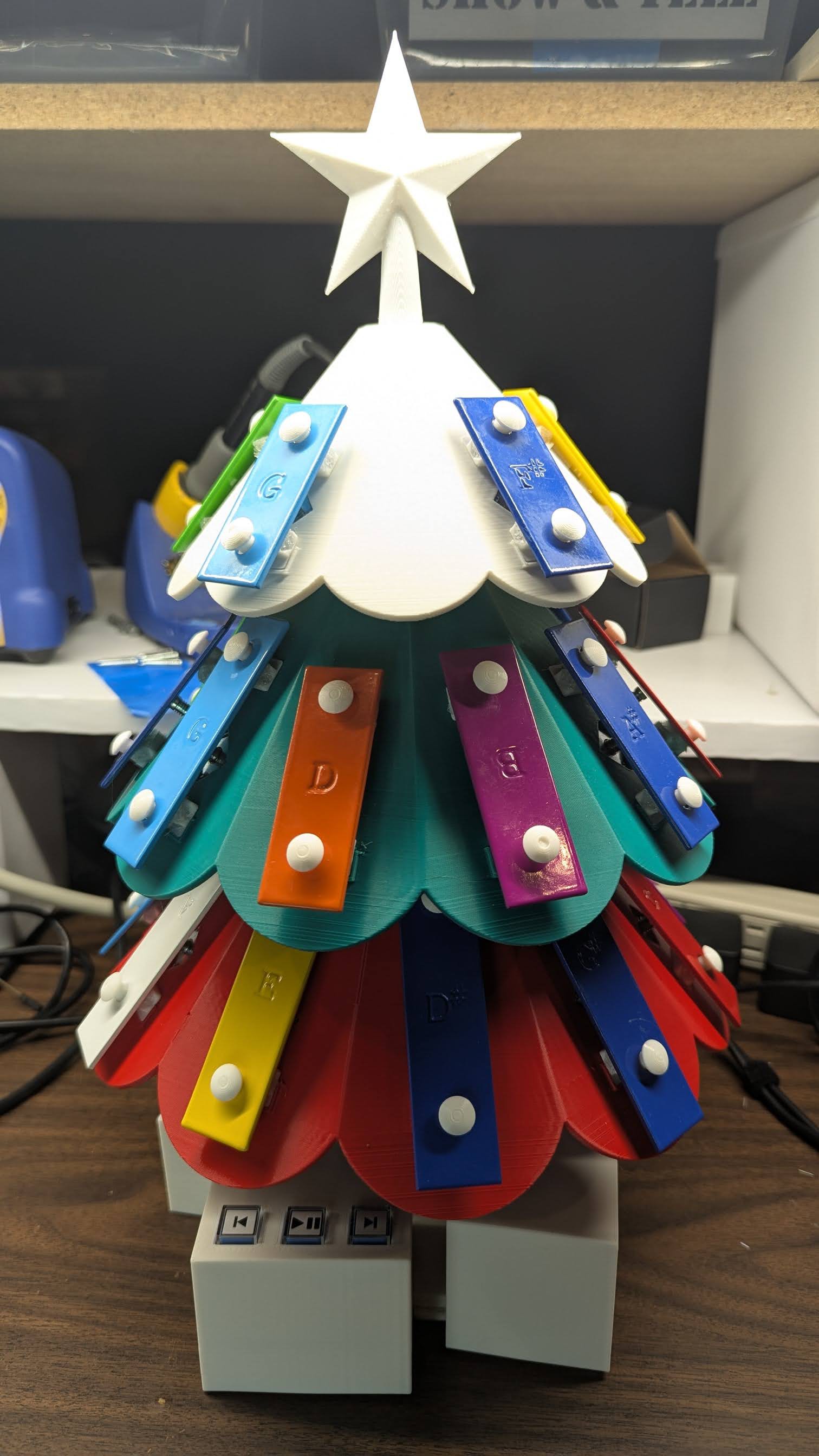 Gallery | 3D Printed Glockenspiel Christmas Tree | Hackaday.io
