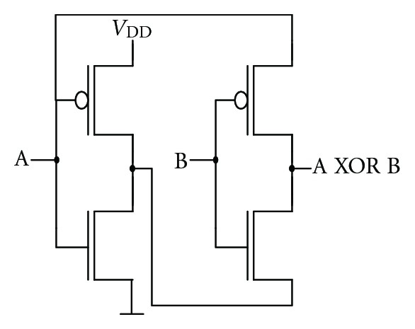 xor gate transistor diagram