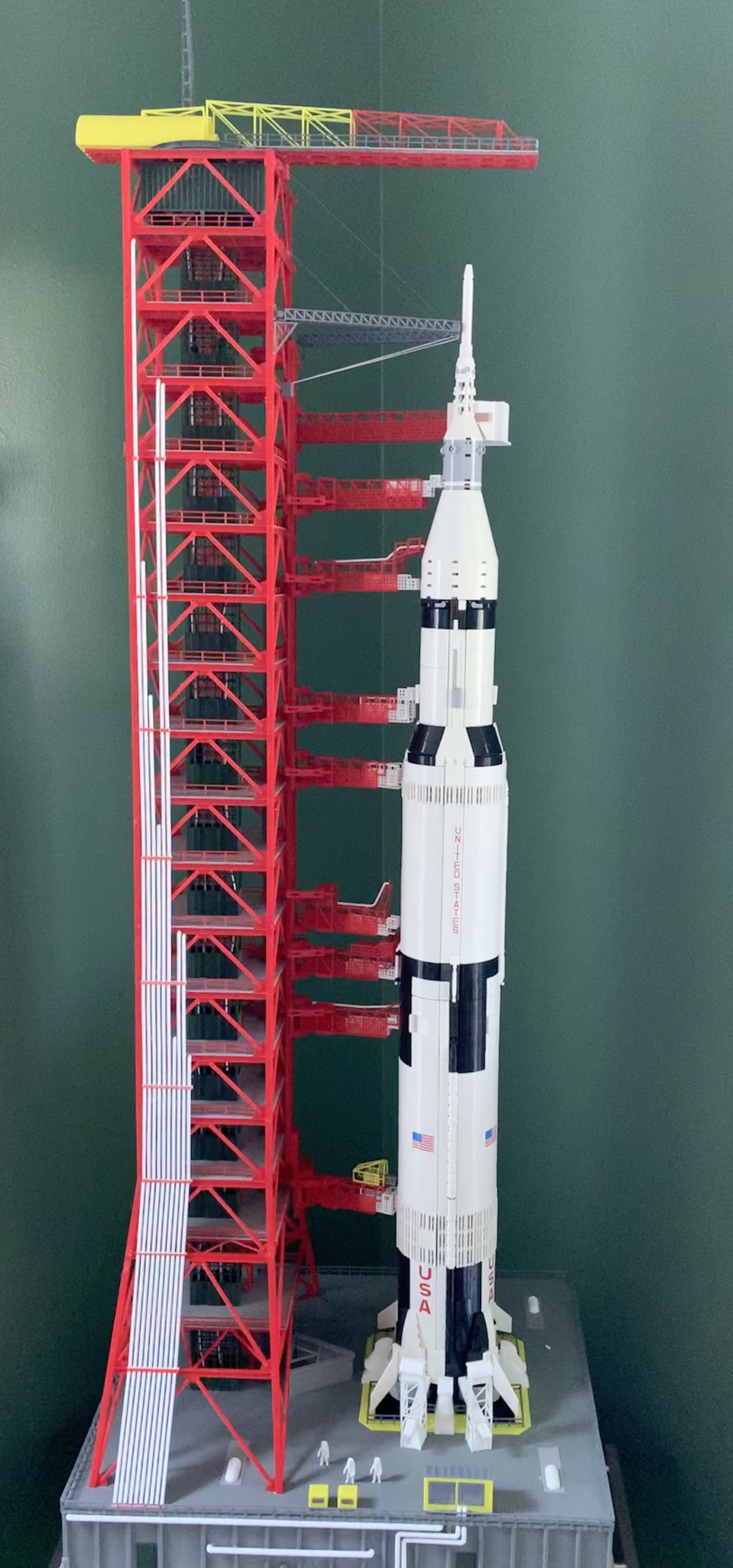 Gallery | An animated Saturn V launch pad and gantry | Hackaday.io