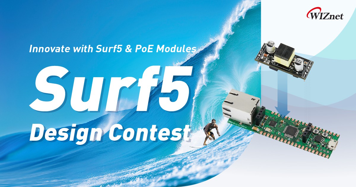 Surf5 Design Contest | WIZnet HK Ron | Hackaday.io