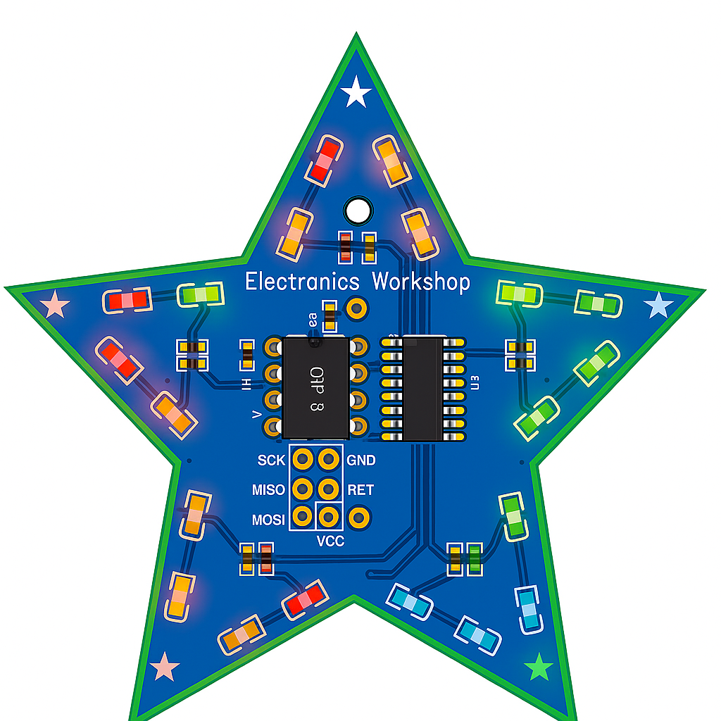 Gallery | DIY LED Decoration Tiny Star PCB Project | Hackaday.io