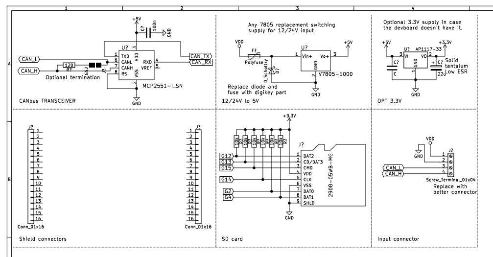 ESP32 CANbus shield