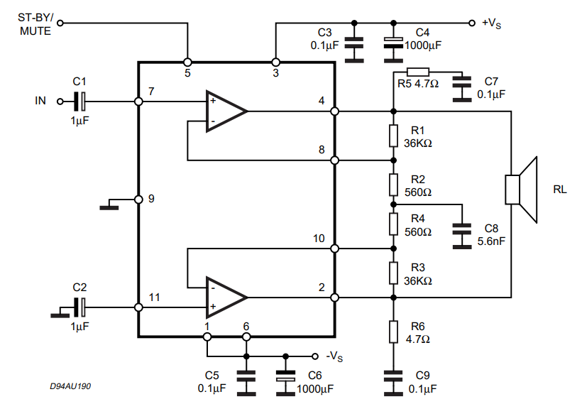 Tda8560q характеристики и схема подключения