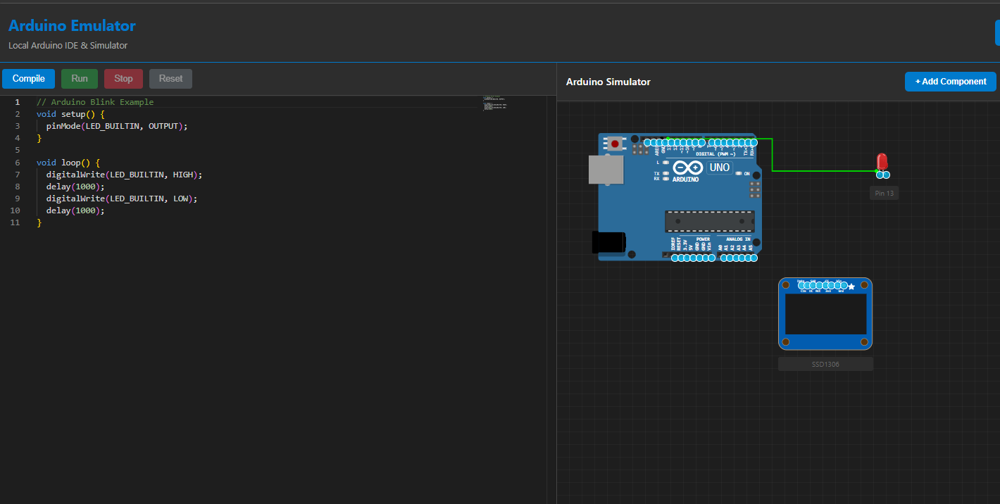 Gallery | Velxio – Browser-Based Arduino Emulator | Hackaday.io