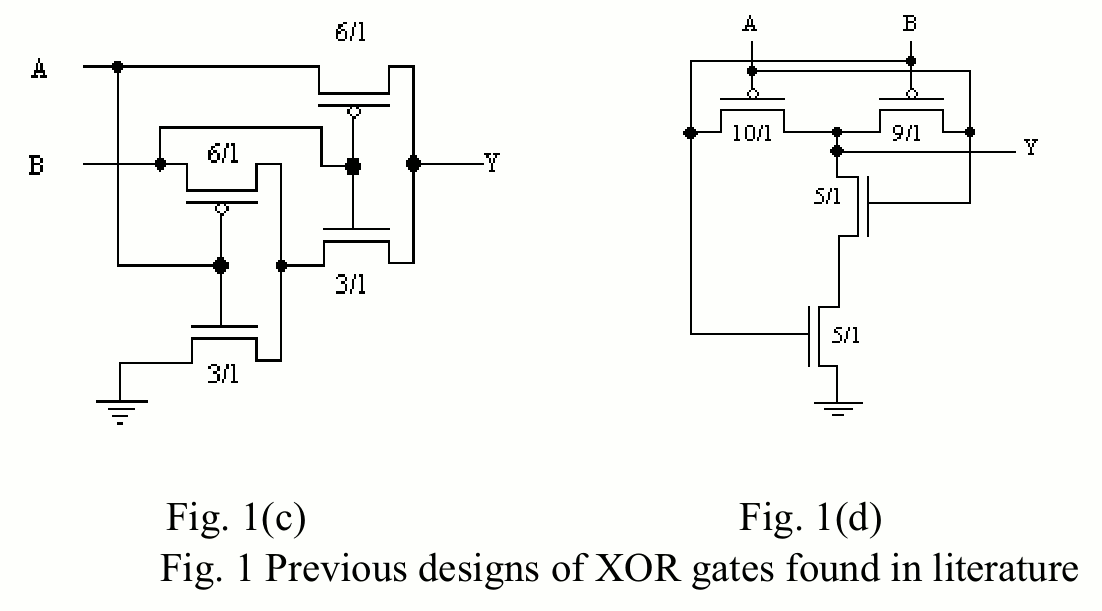 xor gate transistor diagram