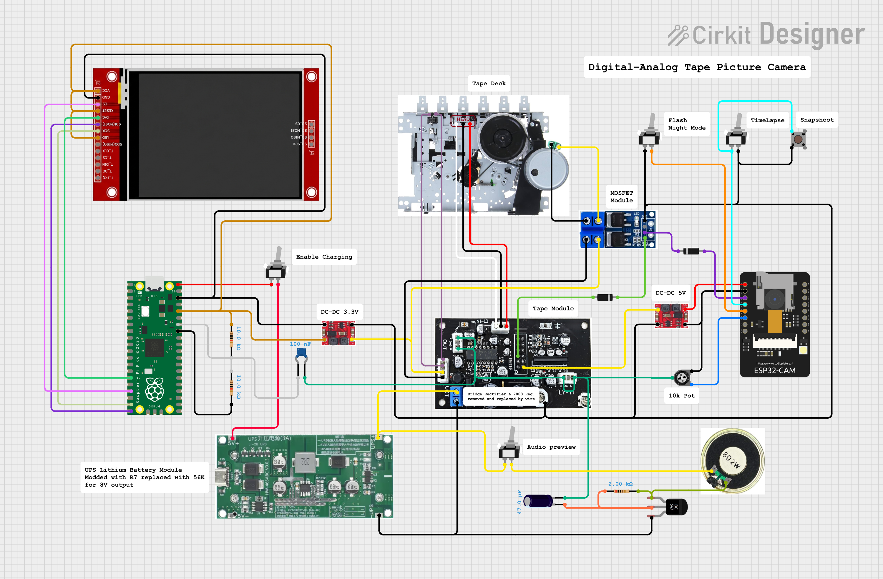 Gallery | Digital-Analog Tape Picture Camera | Hackaday.io