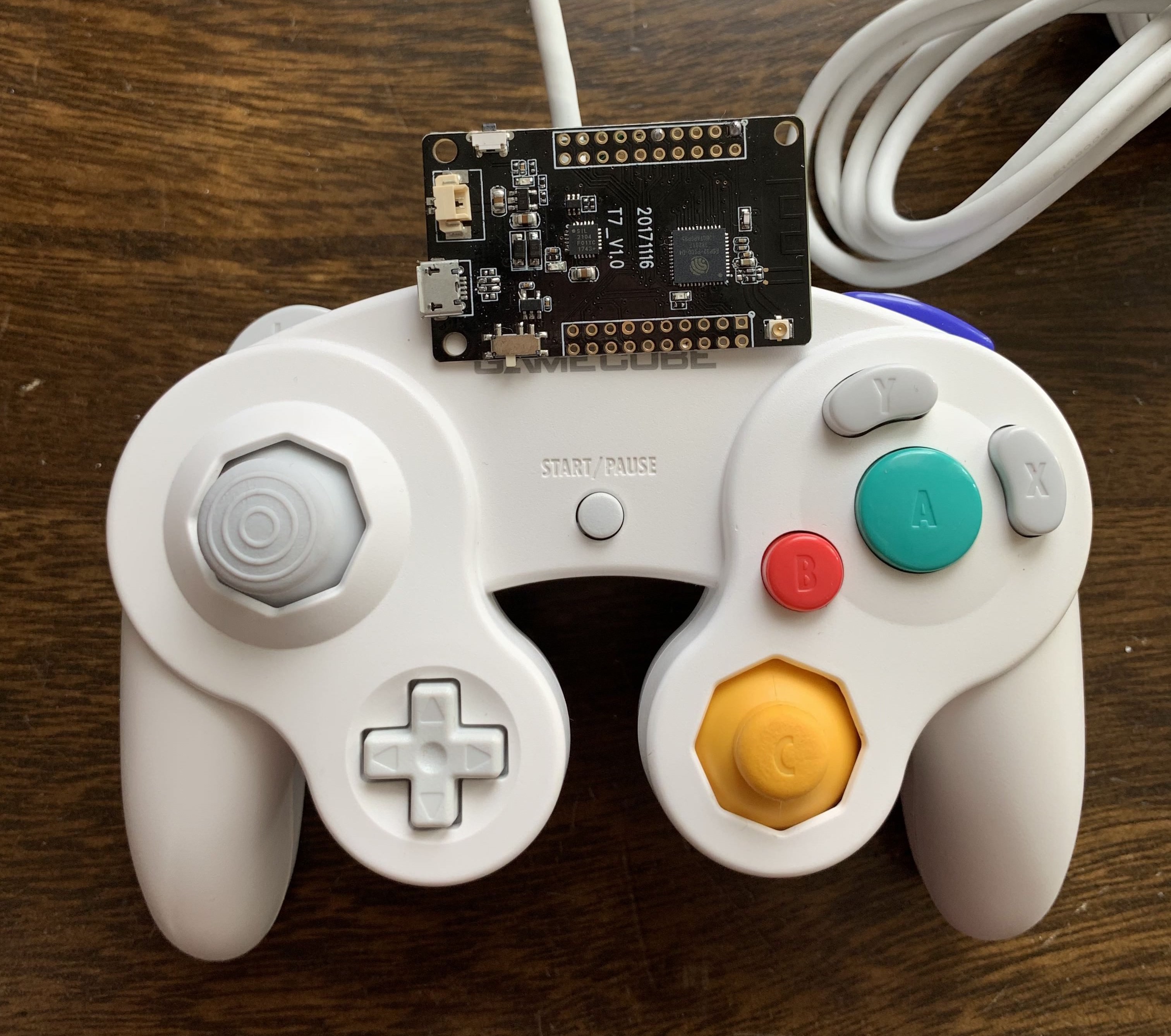 gamecube controller for wii u games mod