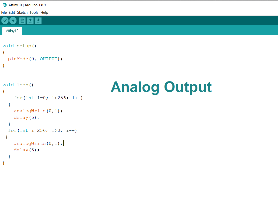 Прошивка attiny10 arduino ide