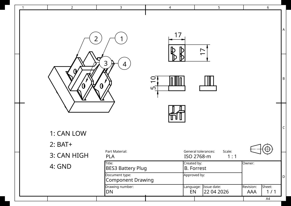 Plug Technical Drawing