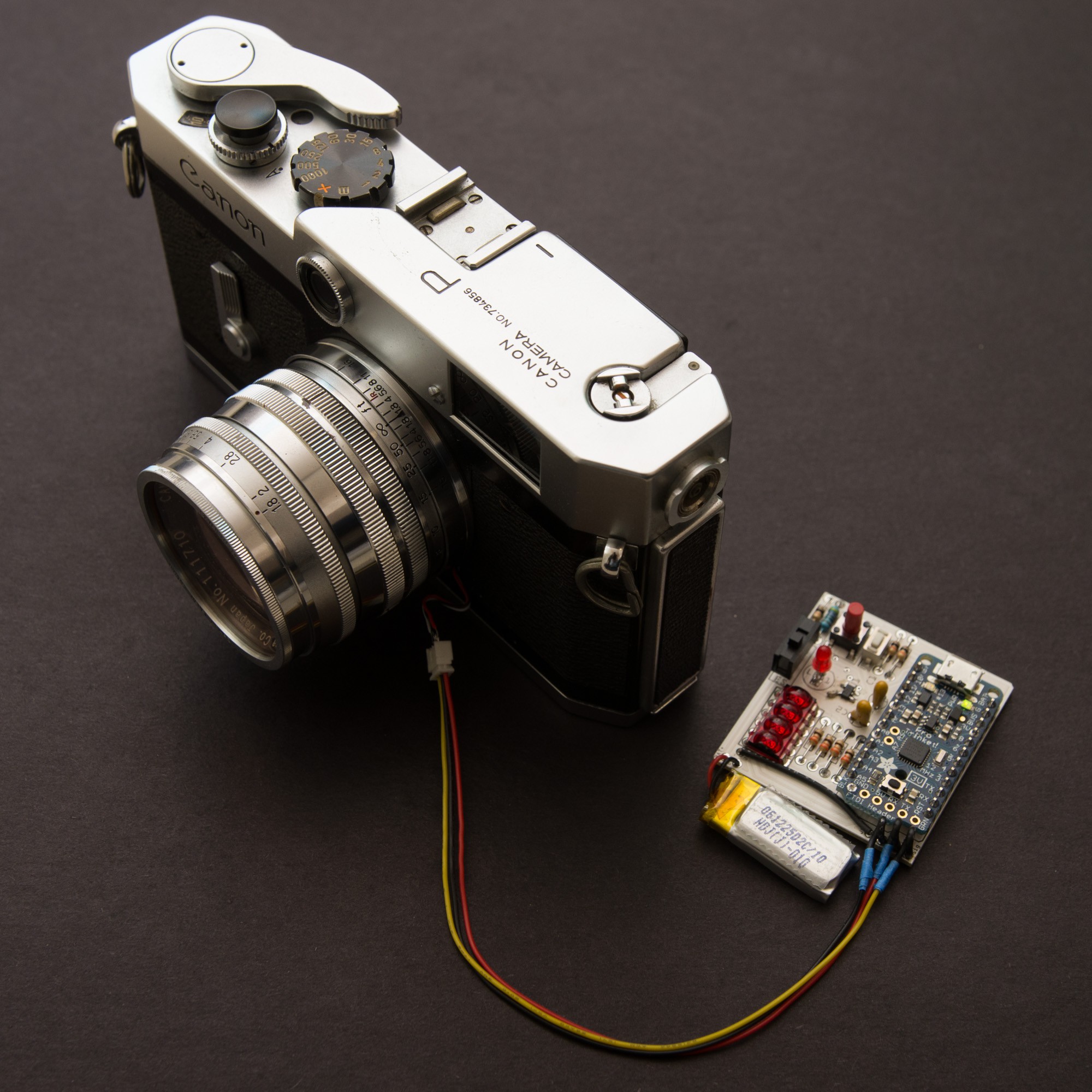 TTL exposure meter the Canon P rangefinder Hackaday.io