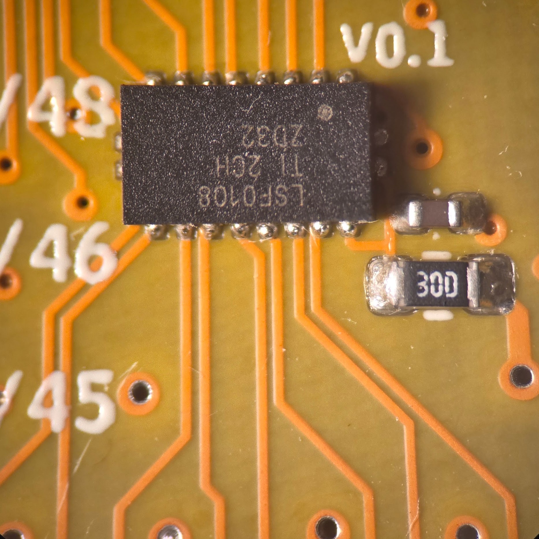 Via shot and too much solder