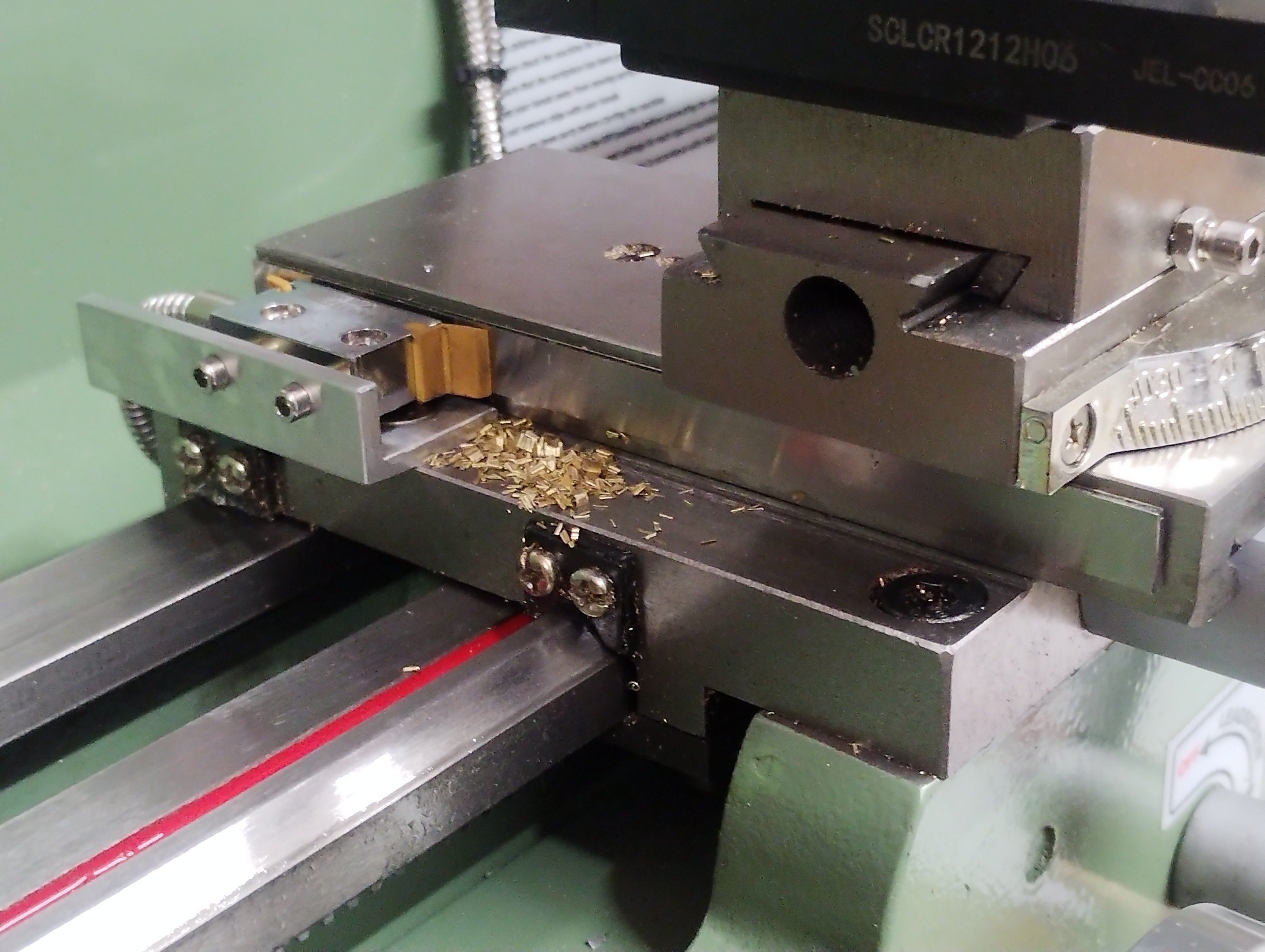 The sensor assembly with the cover off