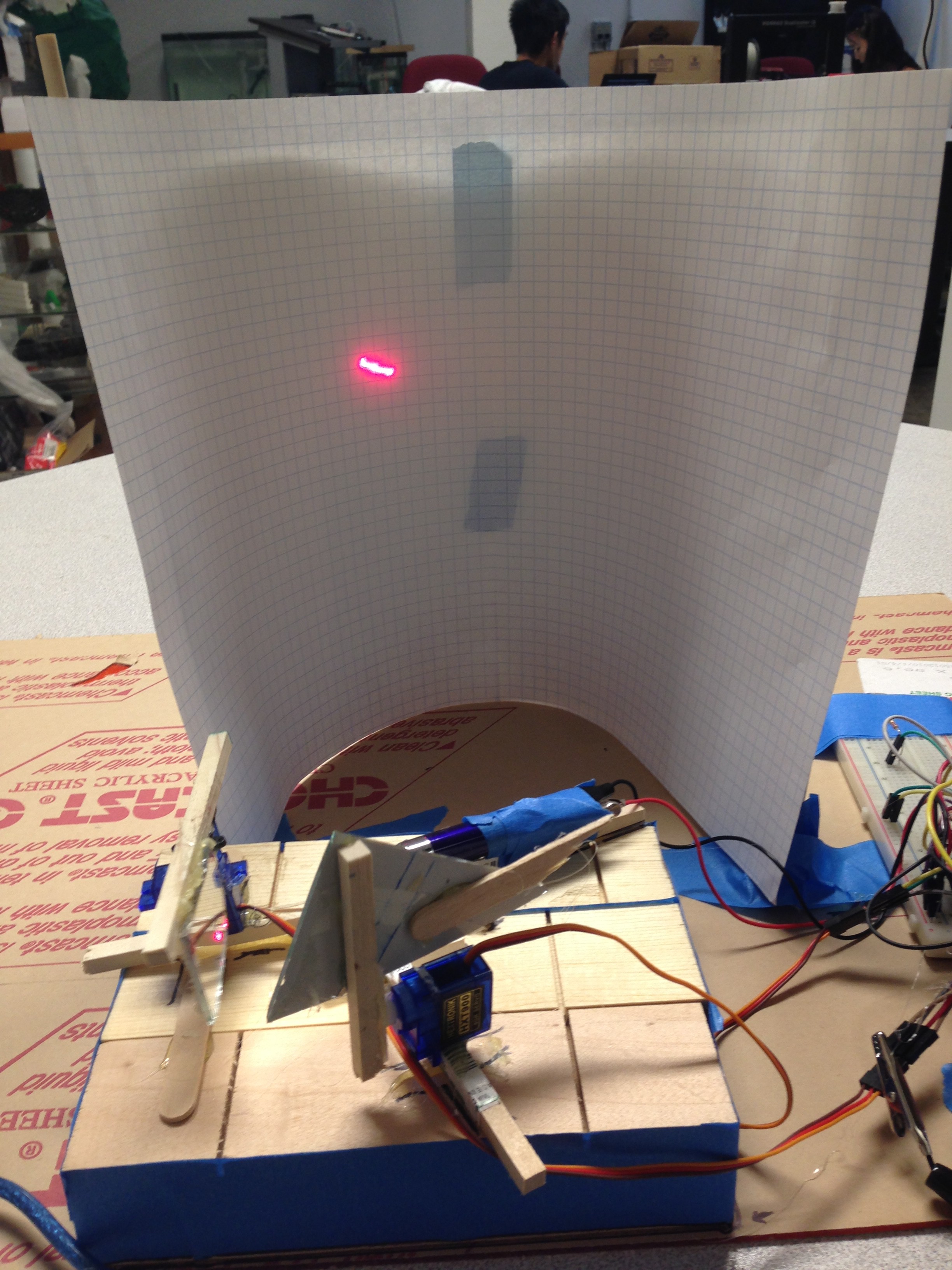 [Summer’16 Internship] The Dragonfly: Building a servo laser set-up, prototype 2