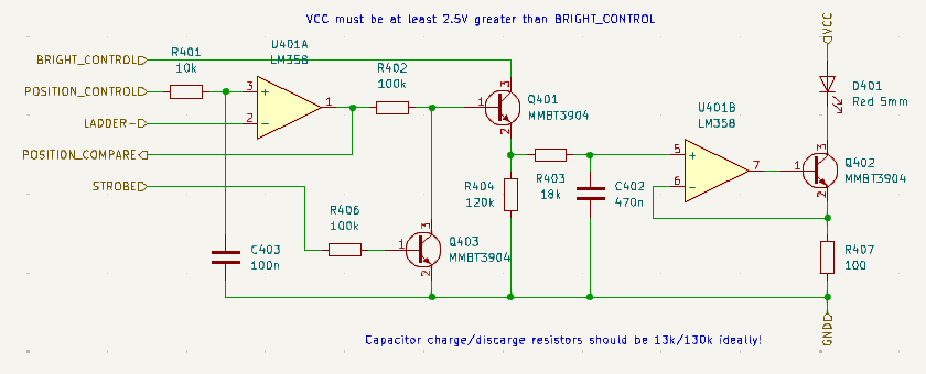 LED Module analogue control circuit