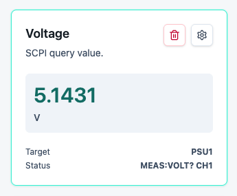 Single Value Widget