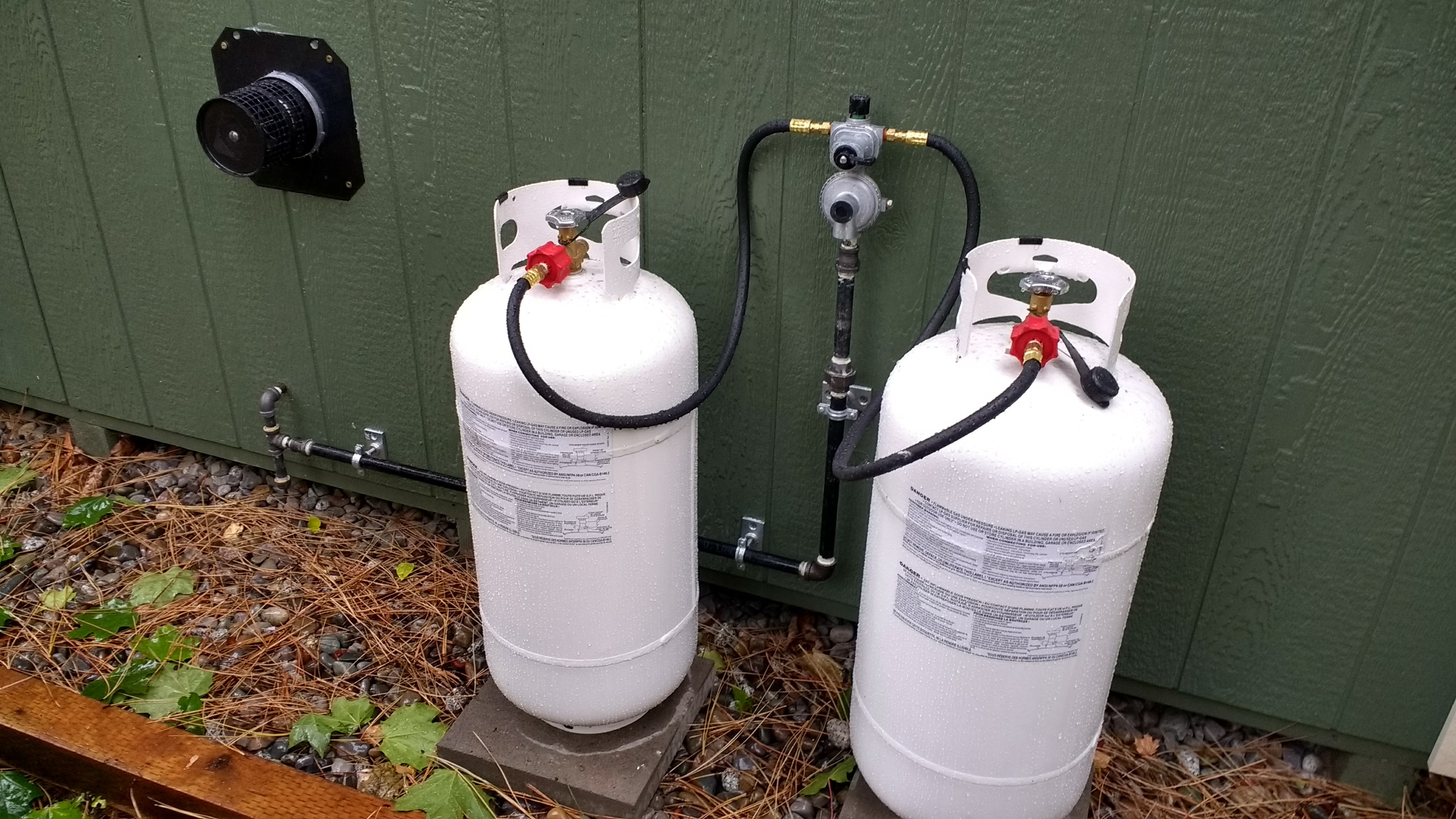 Hooking up 100lb tank to house in emergency. : r/propane