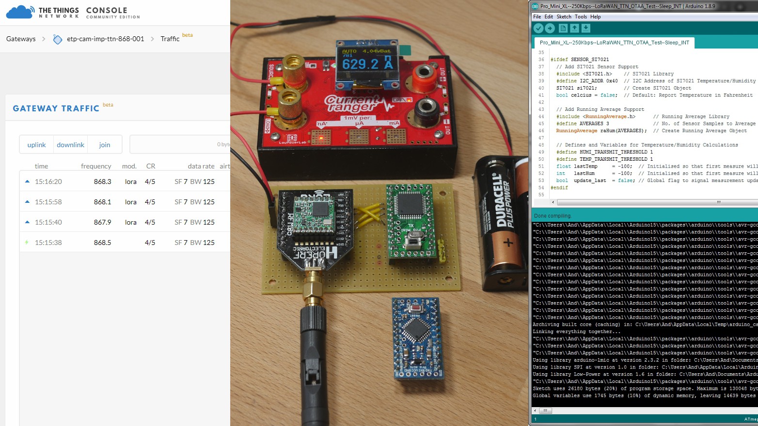 No Pain Just Memory Gain Using The Pro Mini Xl With The Things Network Details Hackaday Io