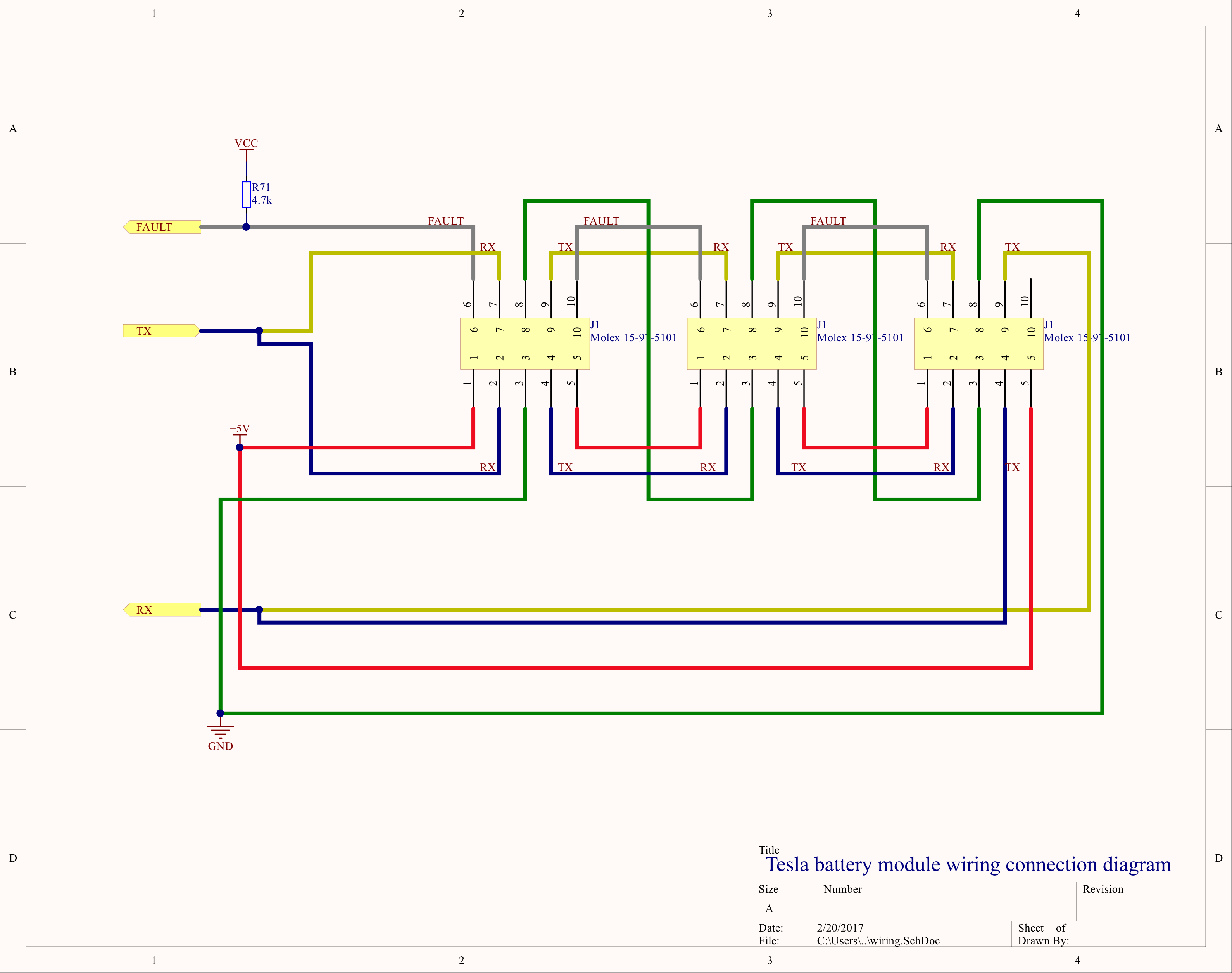 tesla battery pack diagram