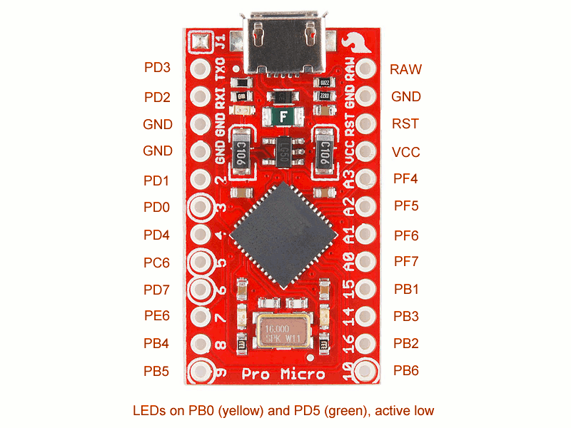 arduino pro micro as keyboard