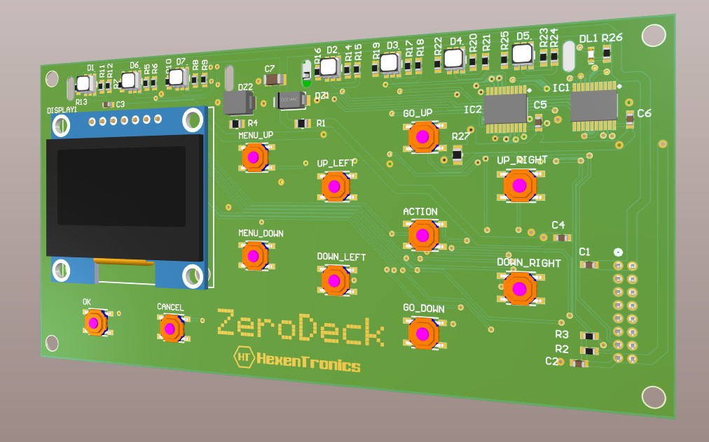 Gallery | ZeroDeck RPI zero interface | Hackaday.io