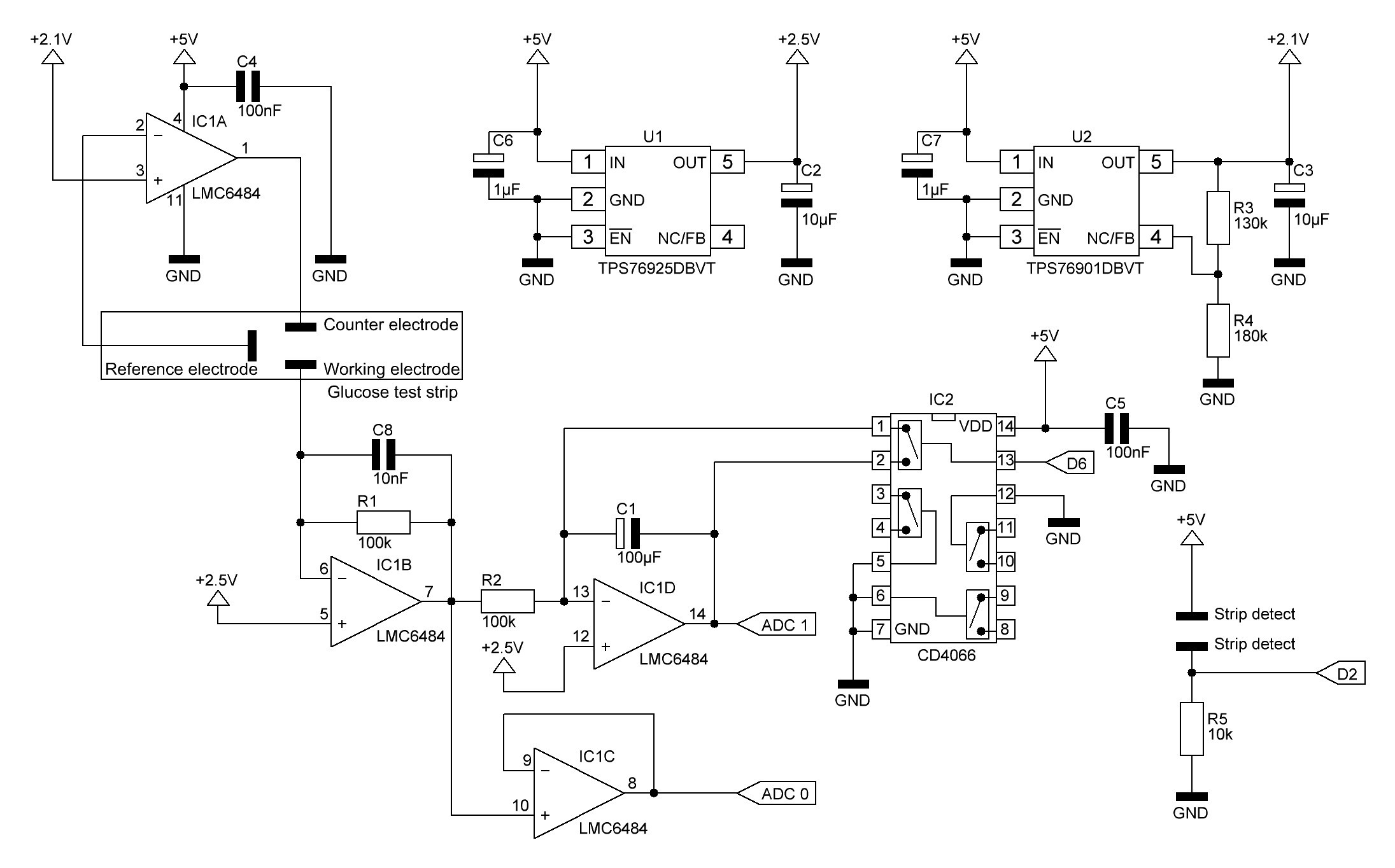 ... Meter Schematic, Glucose, Free Engine Image For User Manual Download