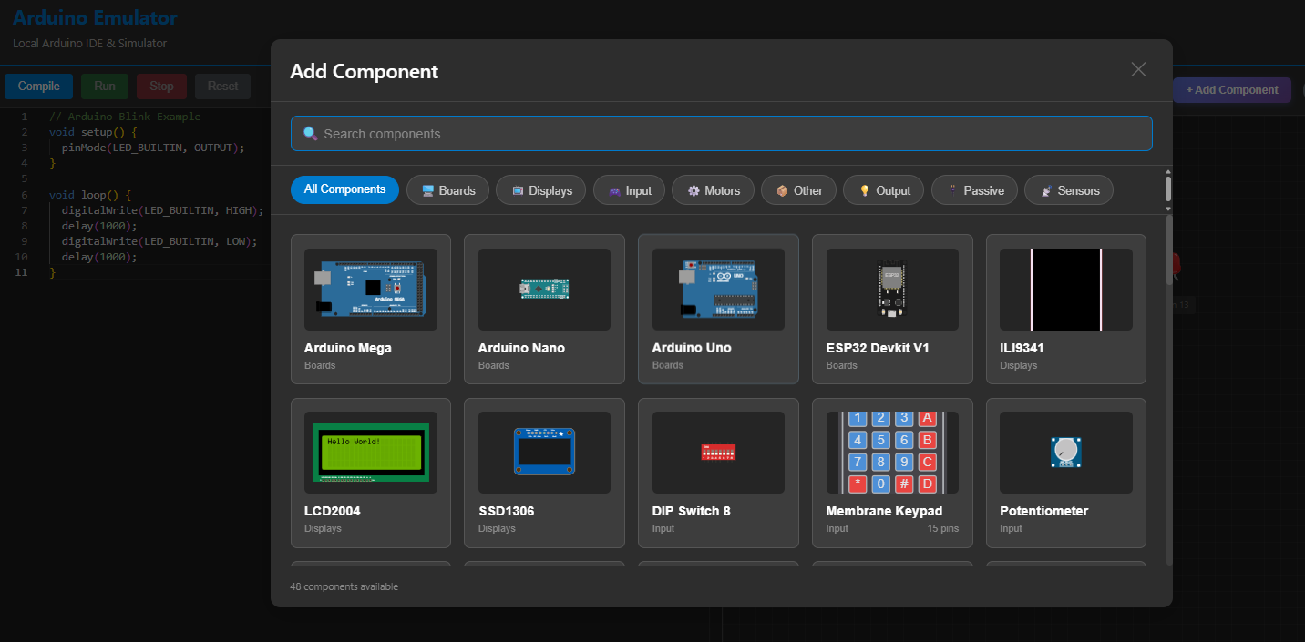 Gallery | Velxio – Browser-Based Arduino Emulator | Hackaday.io
