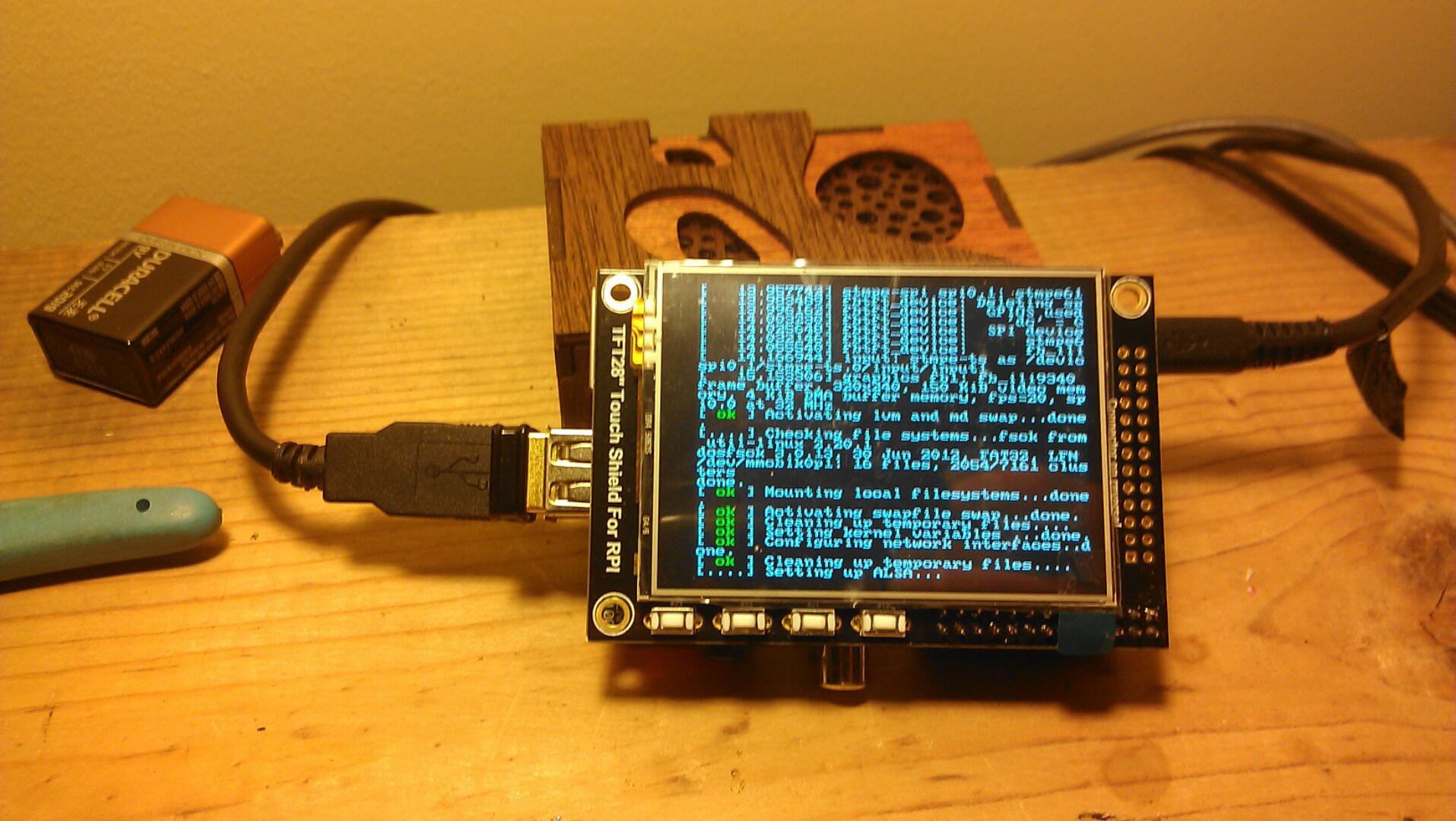 Gallery Raspberry Pi With 2 8 Inch Touch Screen Hackaday Io