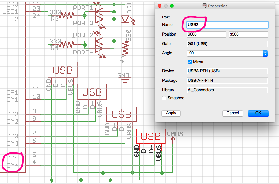 Usb hub схема