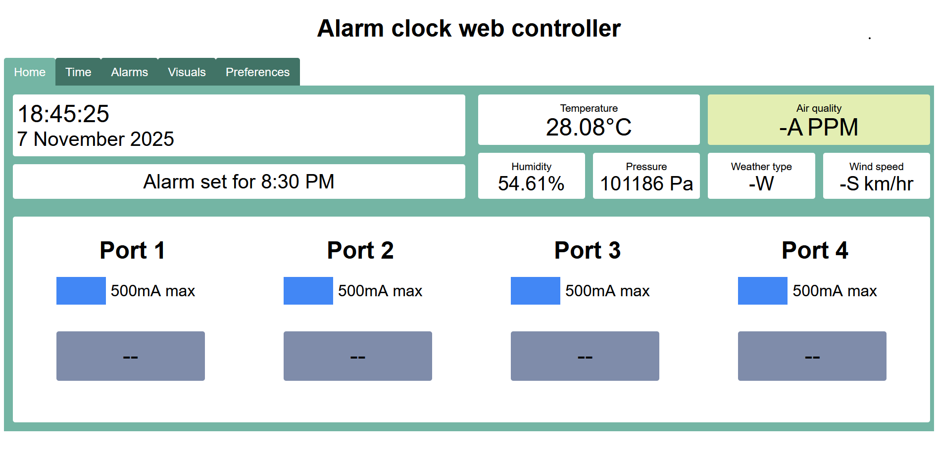 Web Interface
