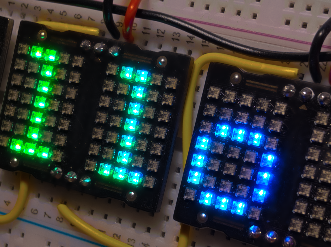 Gallery | Pixie Chroma // Chainable RGB LED Matrix Displays | Hackaday.io