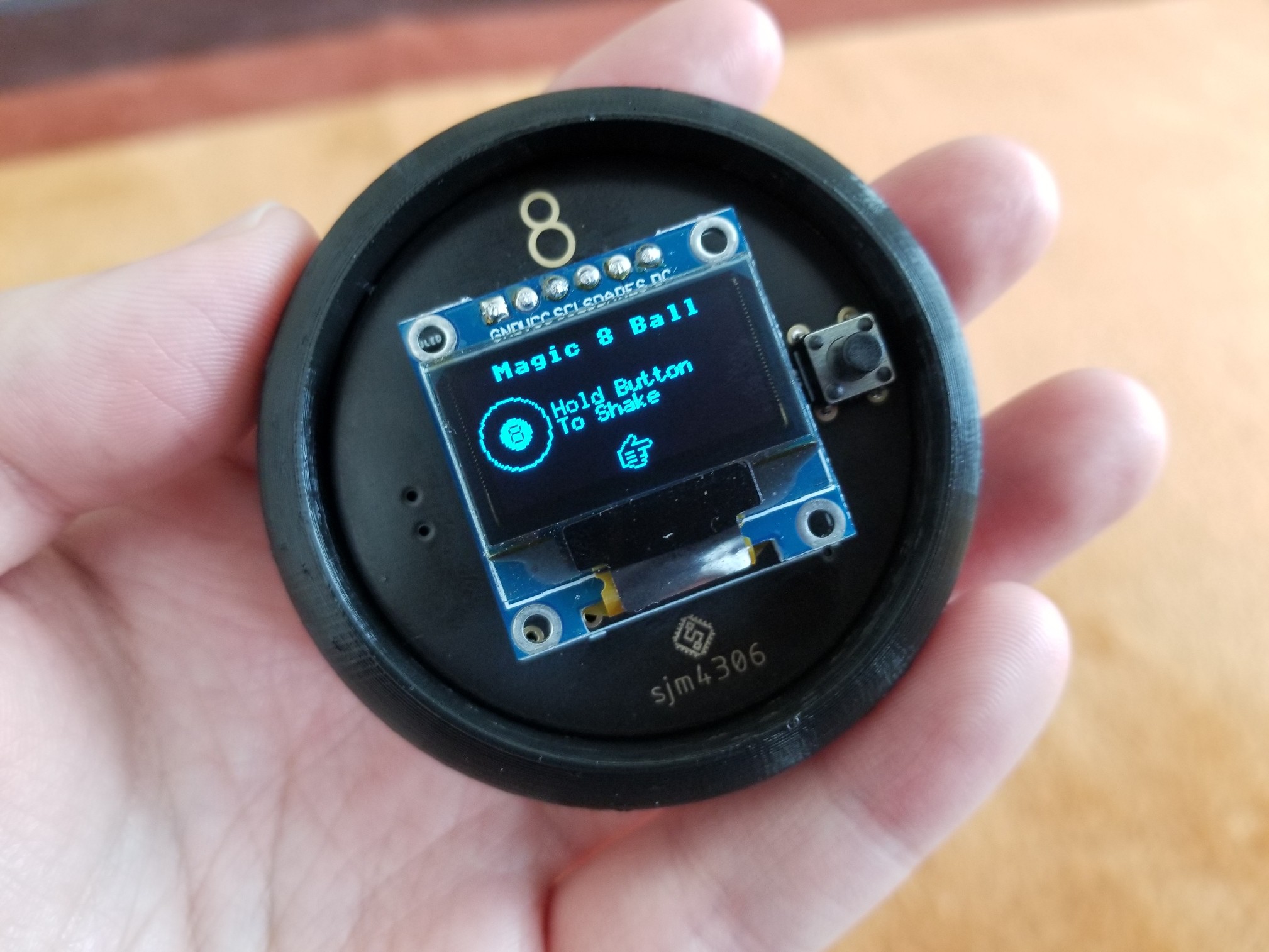 Digital Magic 8 Ball Mk.2 Hackaday.io