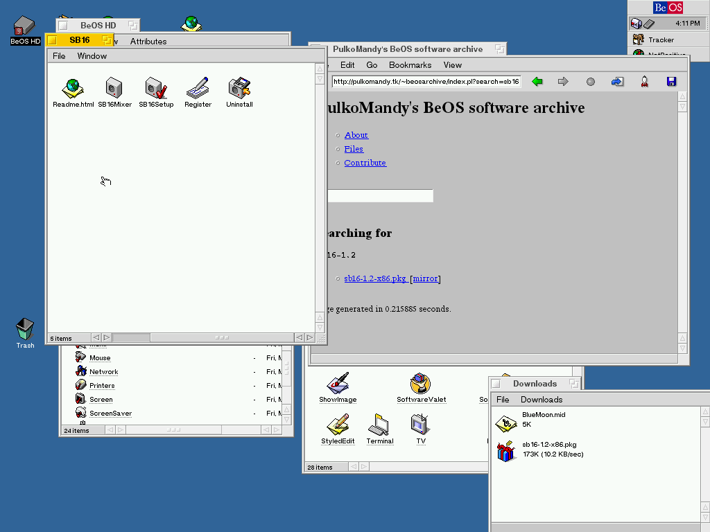 Getting BeOS 5.0 Professional to work on PCem | Erin Pinheiro