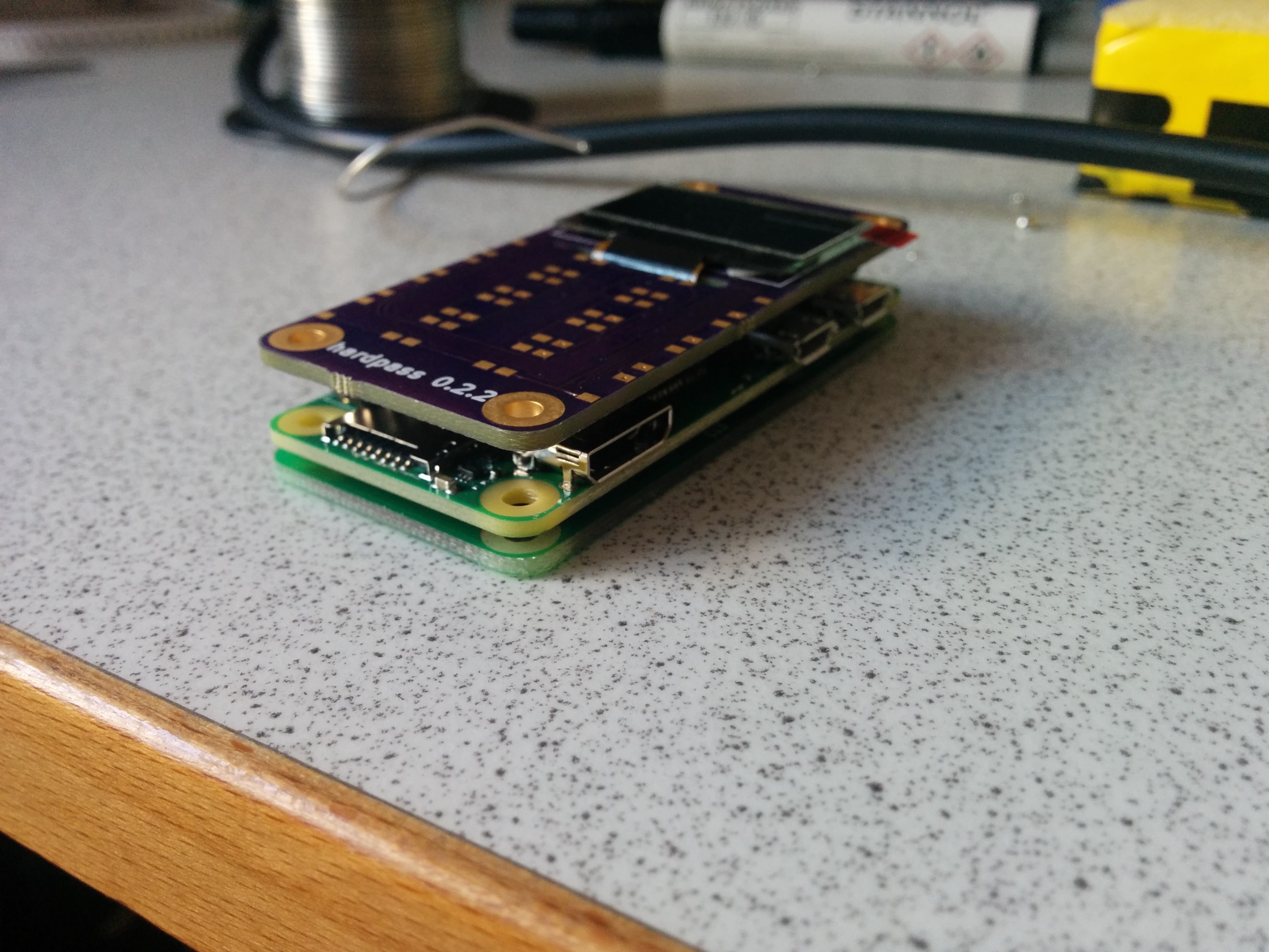 RPi Zero WiFi-Enabled Hardware Password Manager