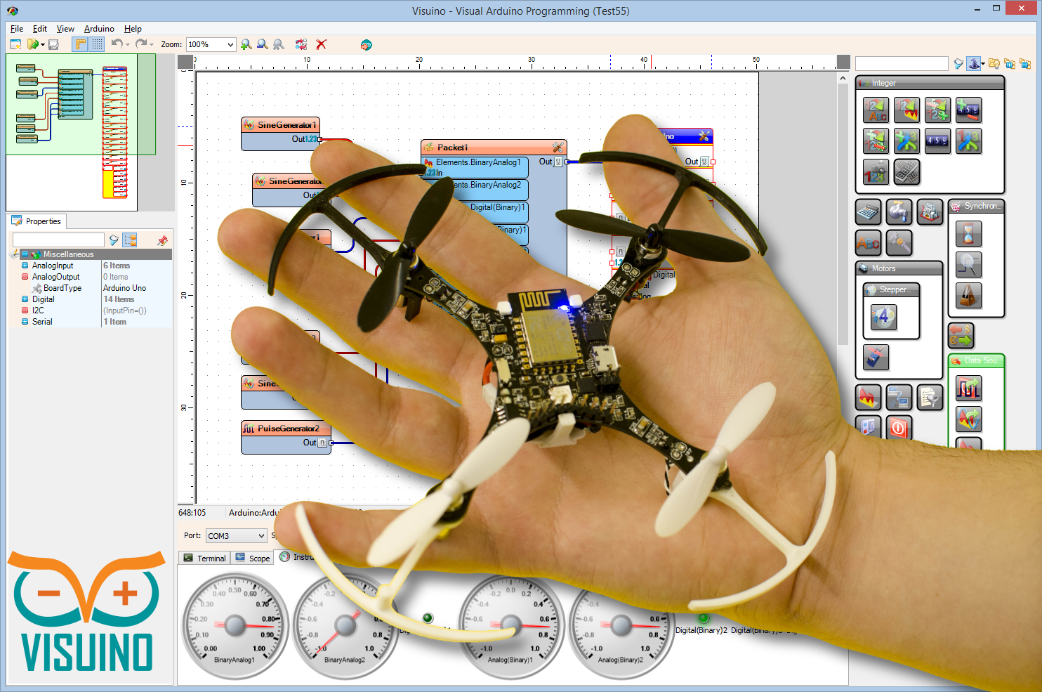 Esp8266 based deals drone