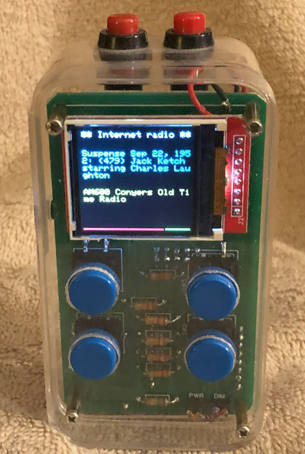 Gallery | ESP32 Internet Radio | Hackaday.io