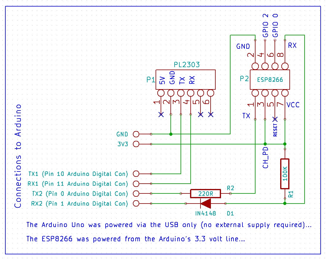 Схема подключения esp8266 к arduino uno