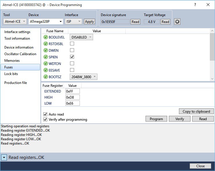 atmel studio console