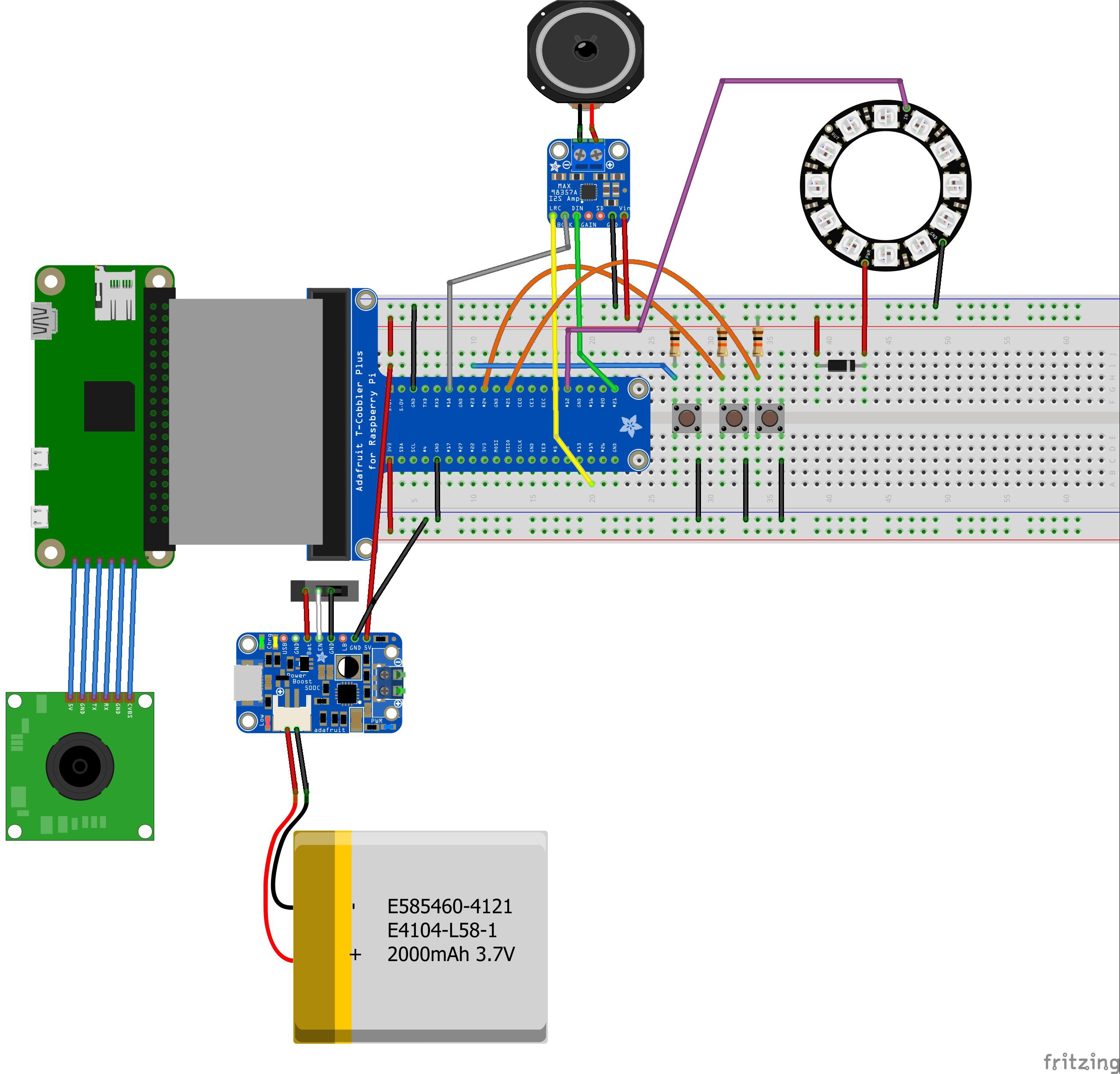 fritzing add raspberry pi to fritzing