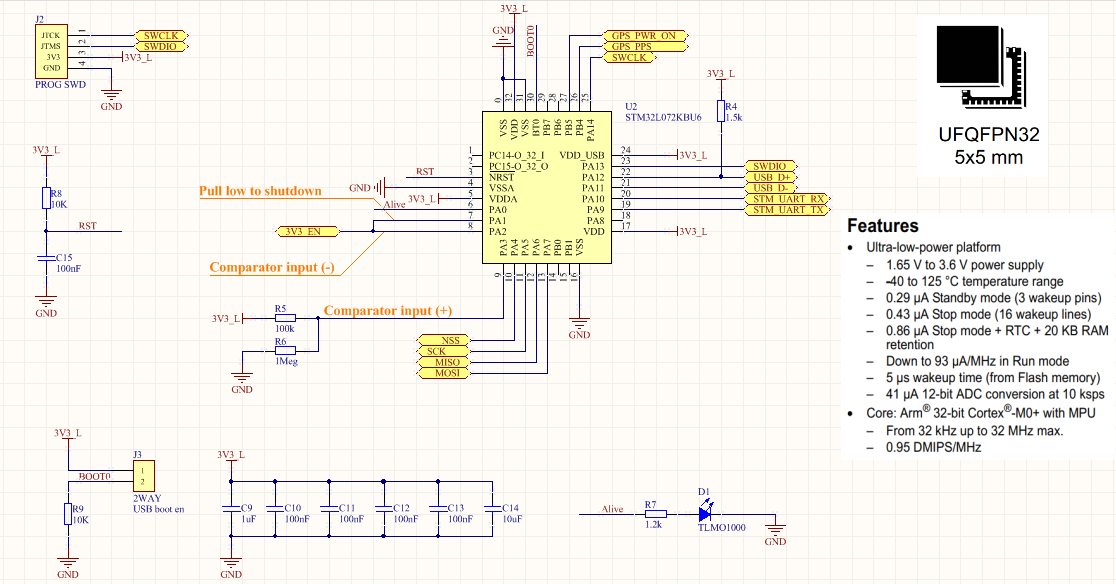 Stm8s207 схема включения