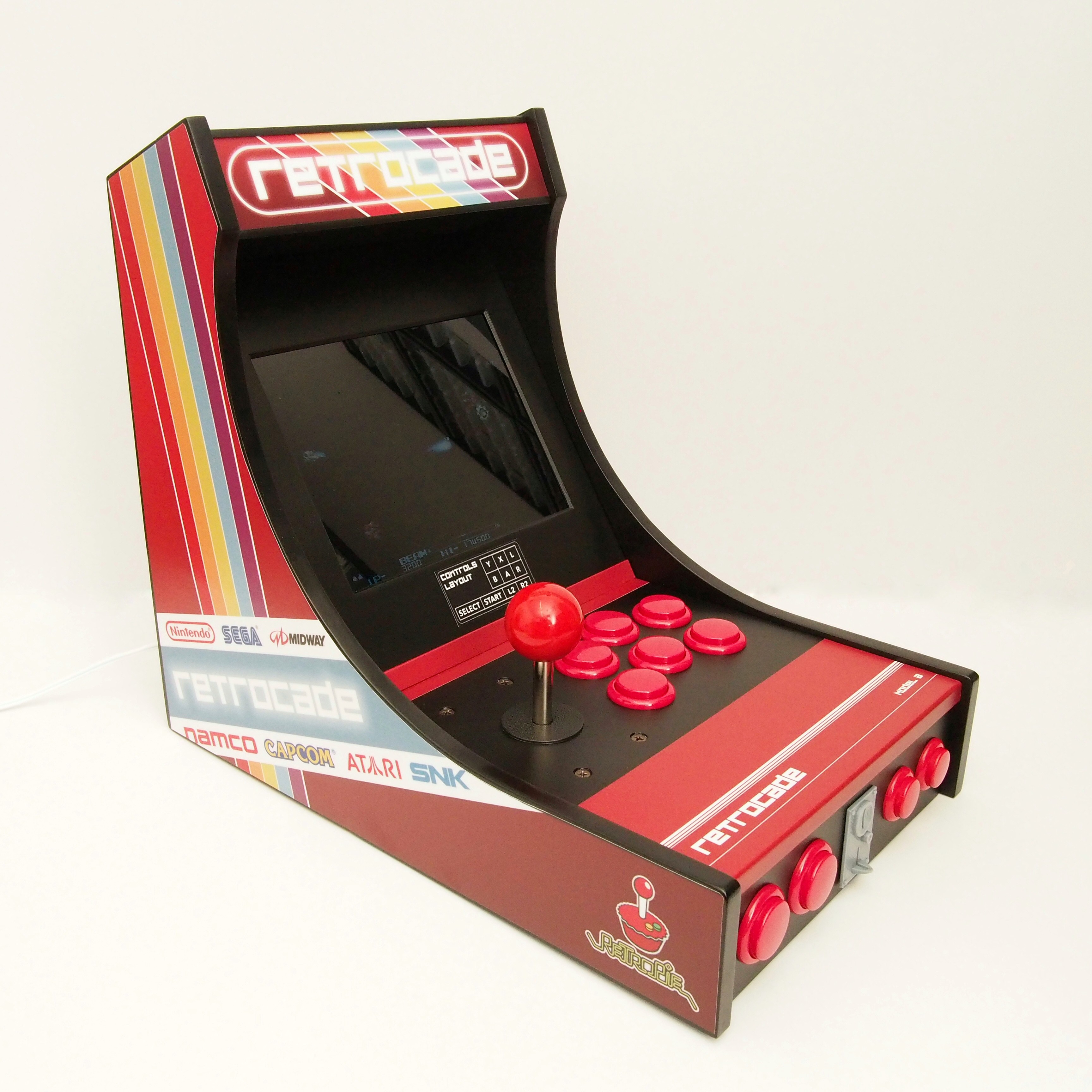 raspberry pi retro arcade game console with hdmi port