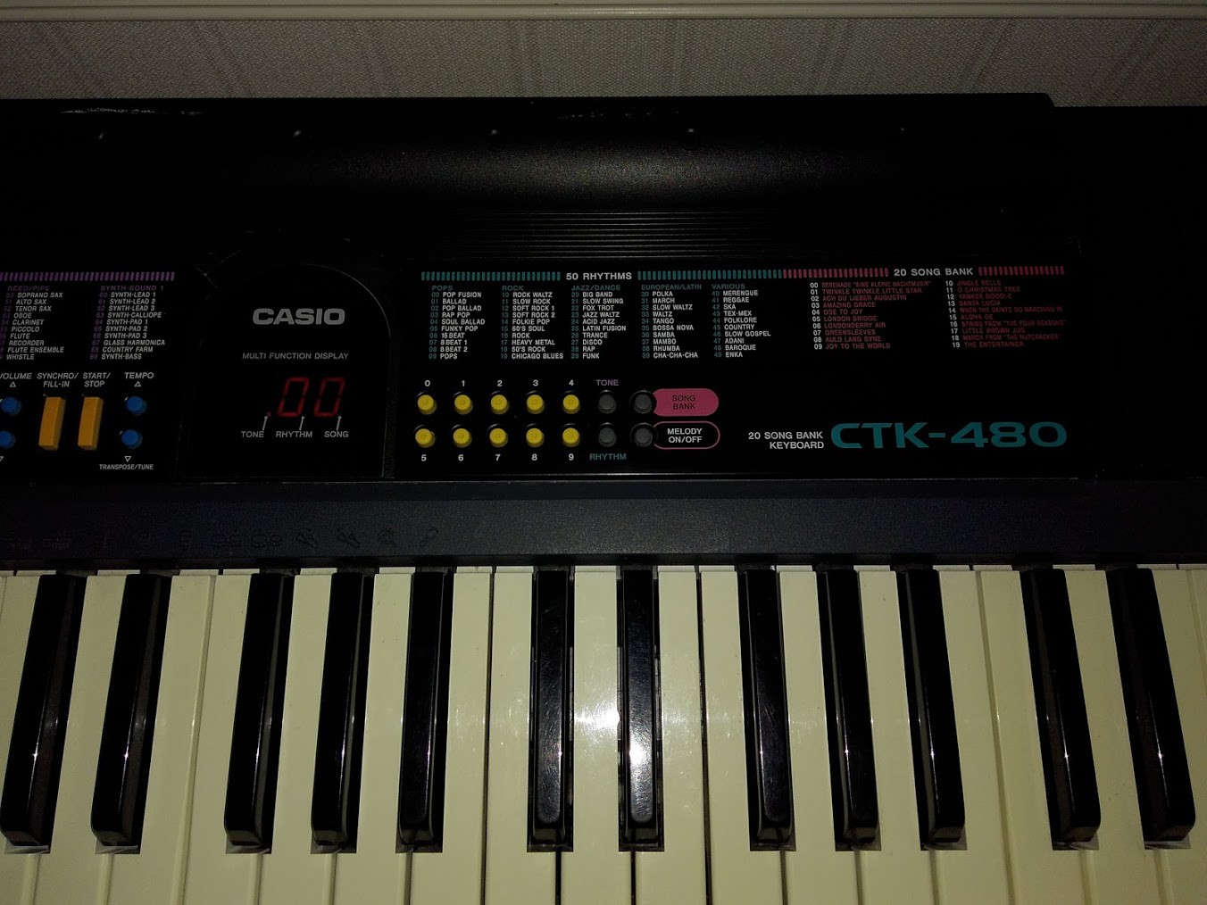 keyboard casio ctk 480