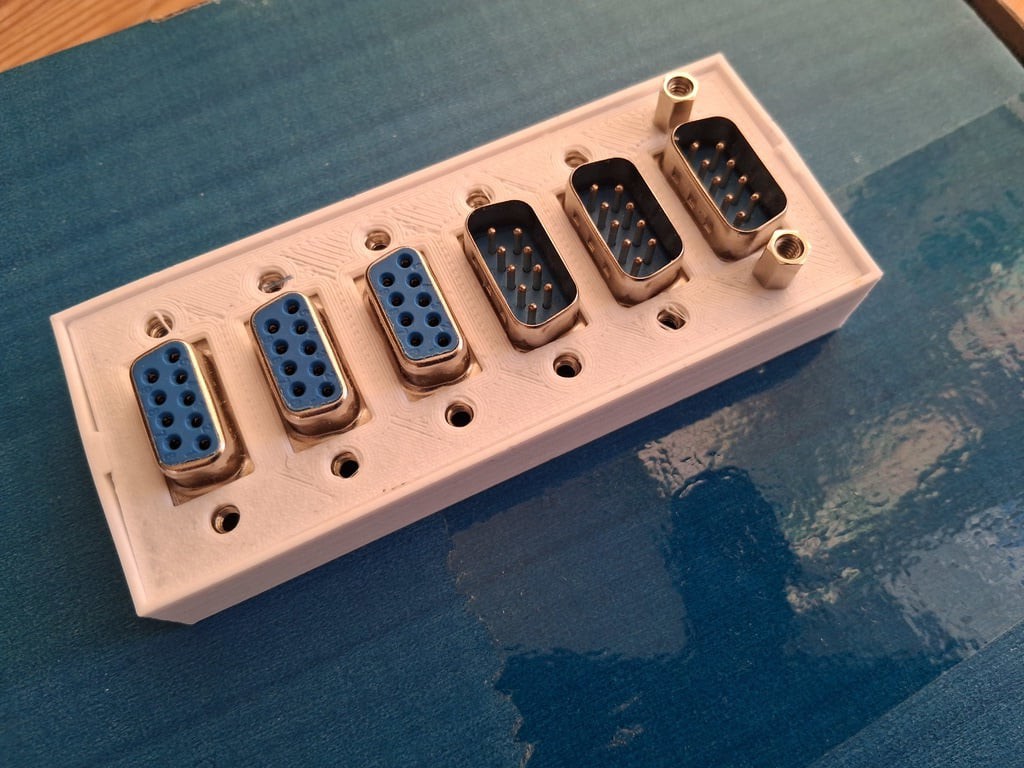 Gallery | SA 3D printed box for D-Sub 9 connectors | Hackaday.io